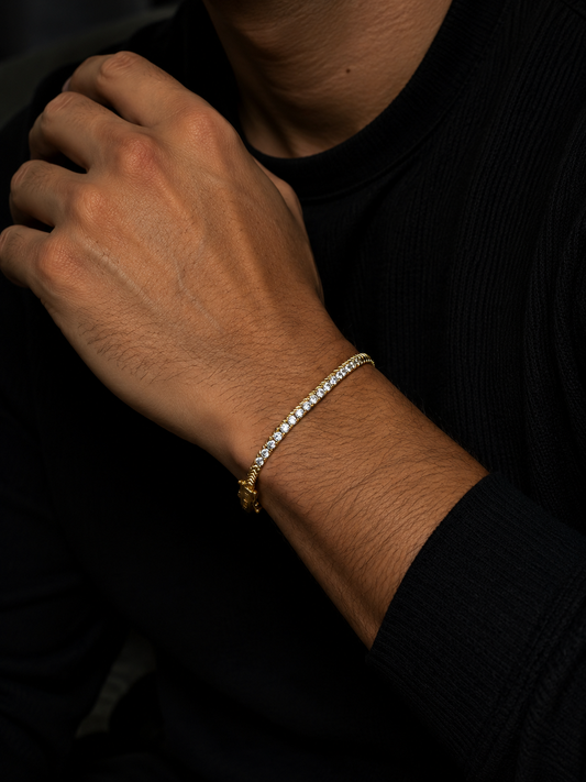 Brazalete dorado unisex